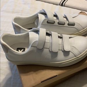 Veja 3 Lock leather white sneakers size 38 Eur